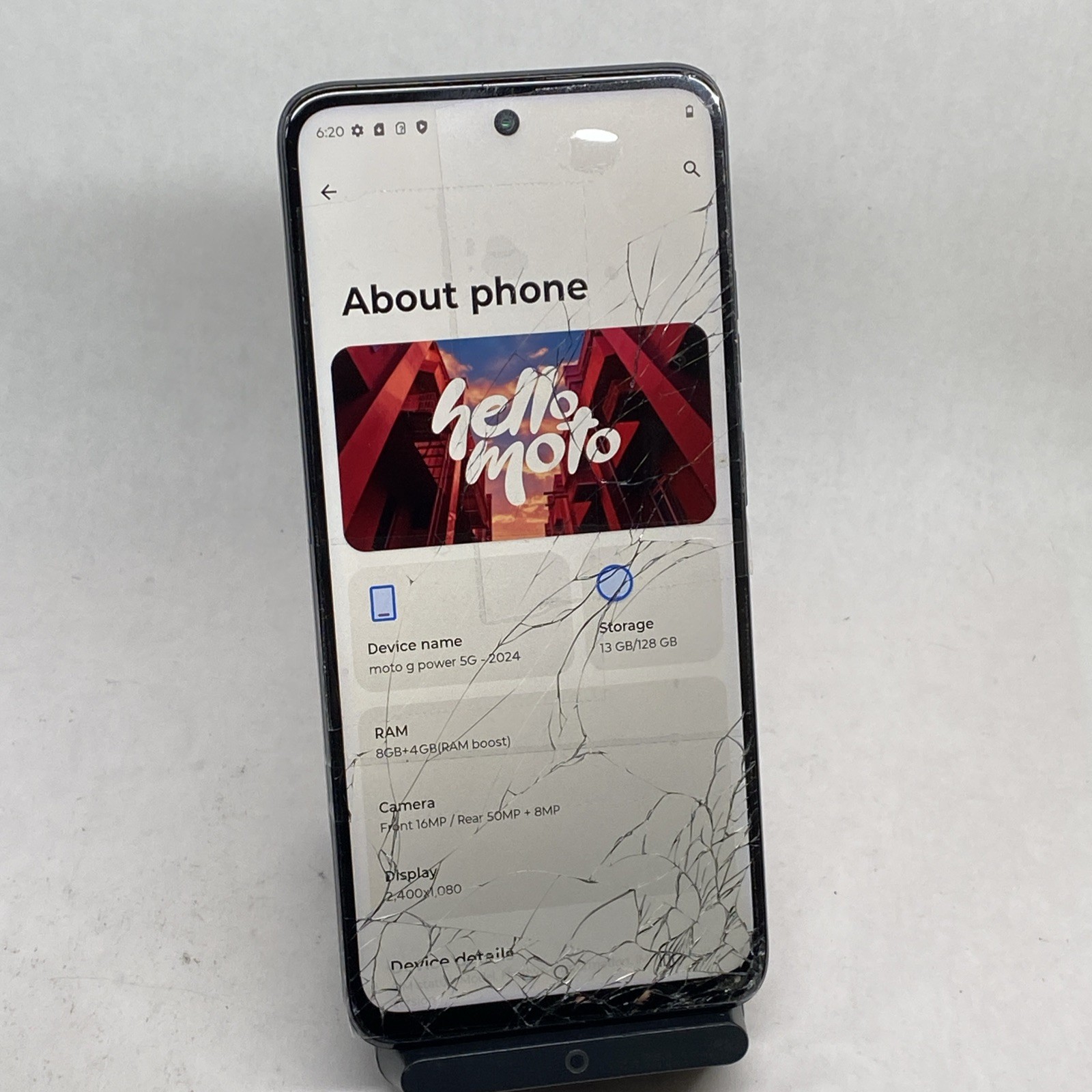 Motorola moto g Power 5G 2024 Factory Unlocked XT2415-1 128GB Black READ