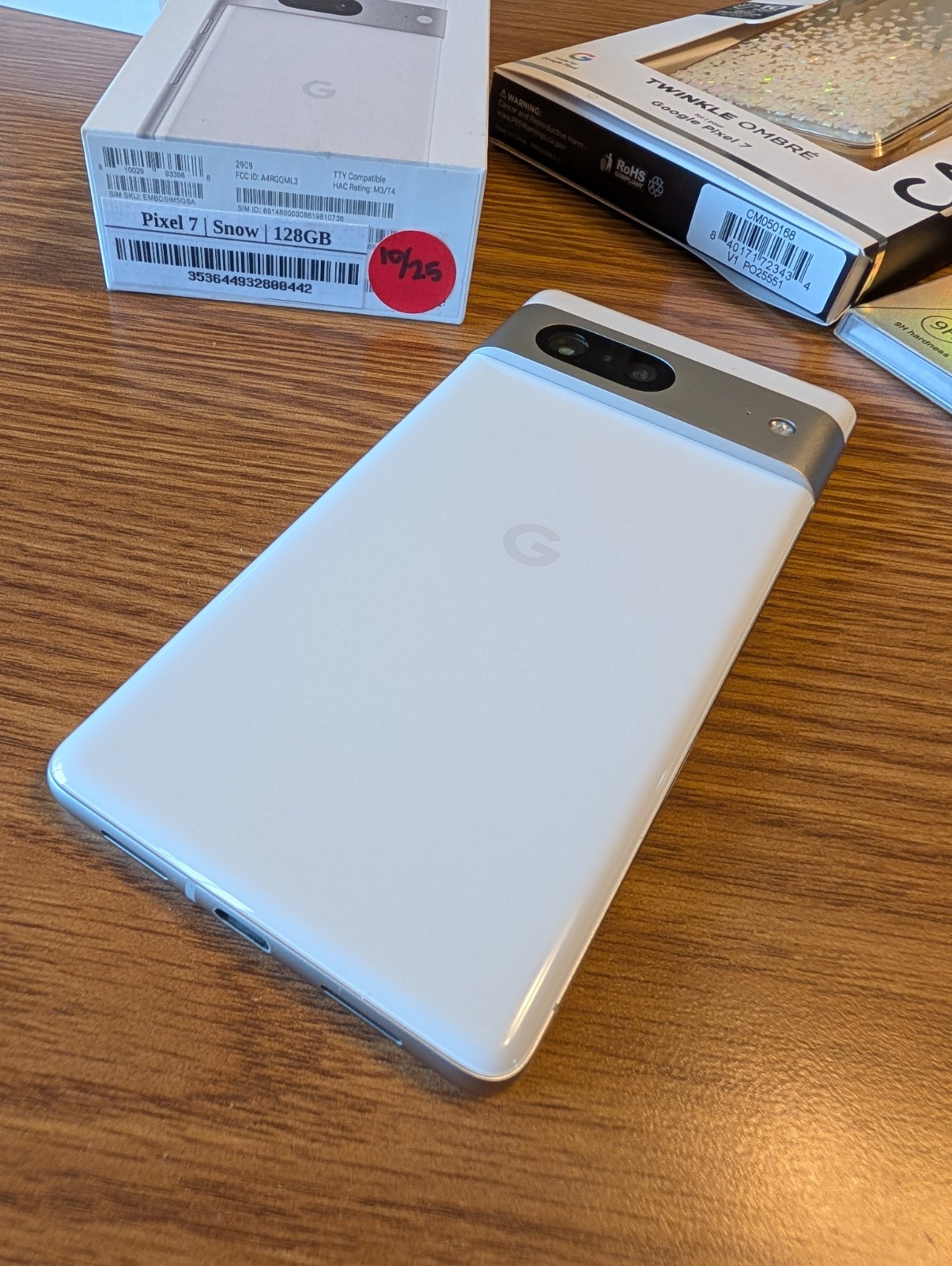 Google Pixel 7 128GB White Unlocked GQML3 Used Excellent Condition