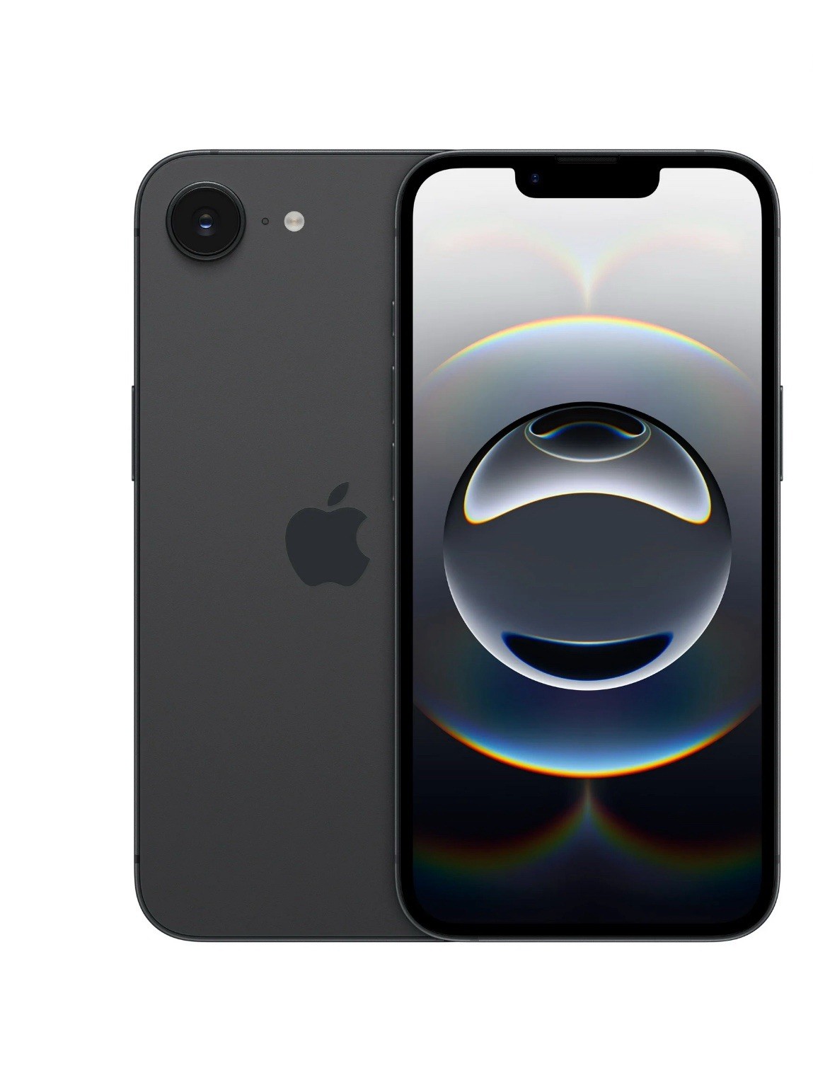 Apple iPhone 16e 128GB Black LTE Cellular Straight Talk/TracFone MD0D4LL/A NEW