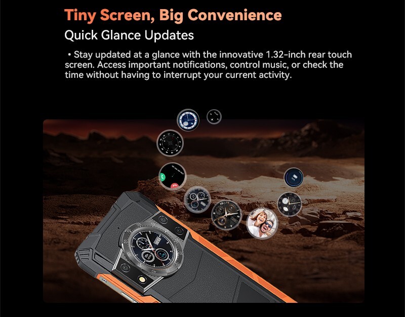 Cubot KingKong ACE 3 Rugged phone 24GB+256GB,100MP NFC 6.58″ Dual Screen