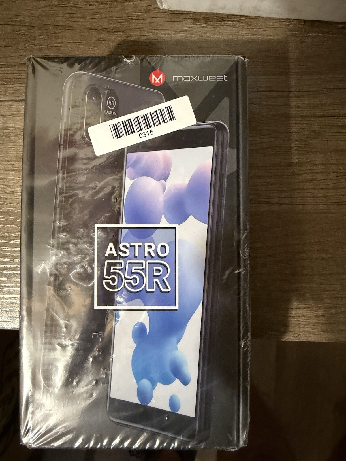 Maxwest Astro 55R Smartphone 16GB Unlocked Black Dual Sim Brand New Sealed Box