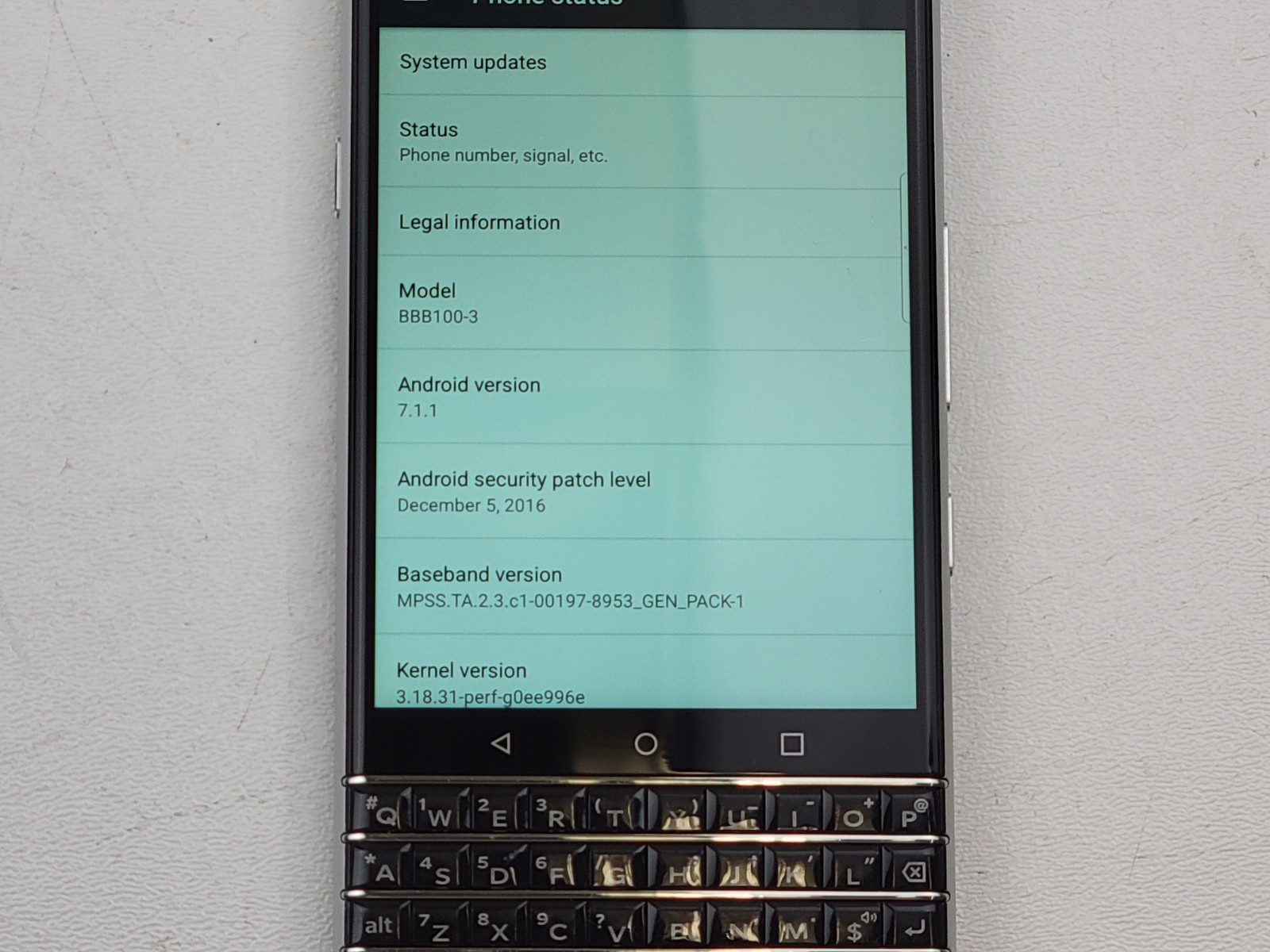 BlackBerry KeyOne (BBB100-3) 32GB (Verizon) Smartphone – *PLEASE READ* – H6626