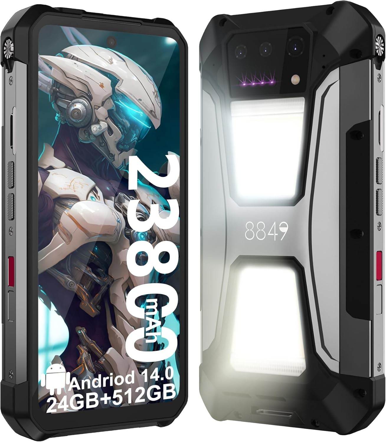 8849 Tank 2 Pro Rugged Smartphone 24+512GB Projector 23800mAh