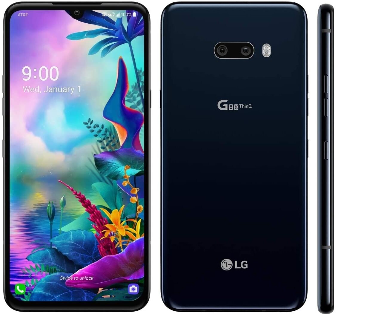 LG G8X ThinQ Single Screen Sprint Unlocked GSM G850P 6.4” 128GB Good