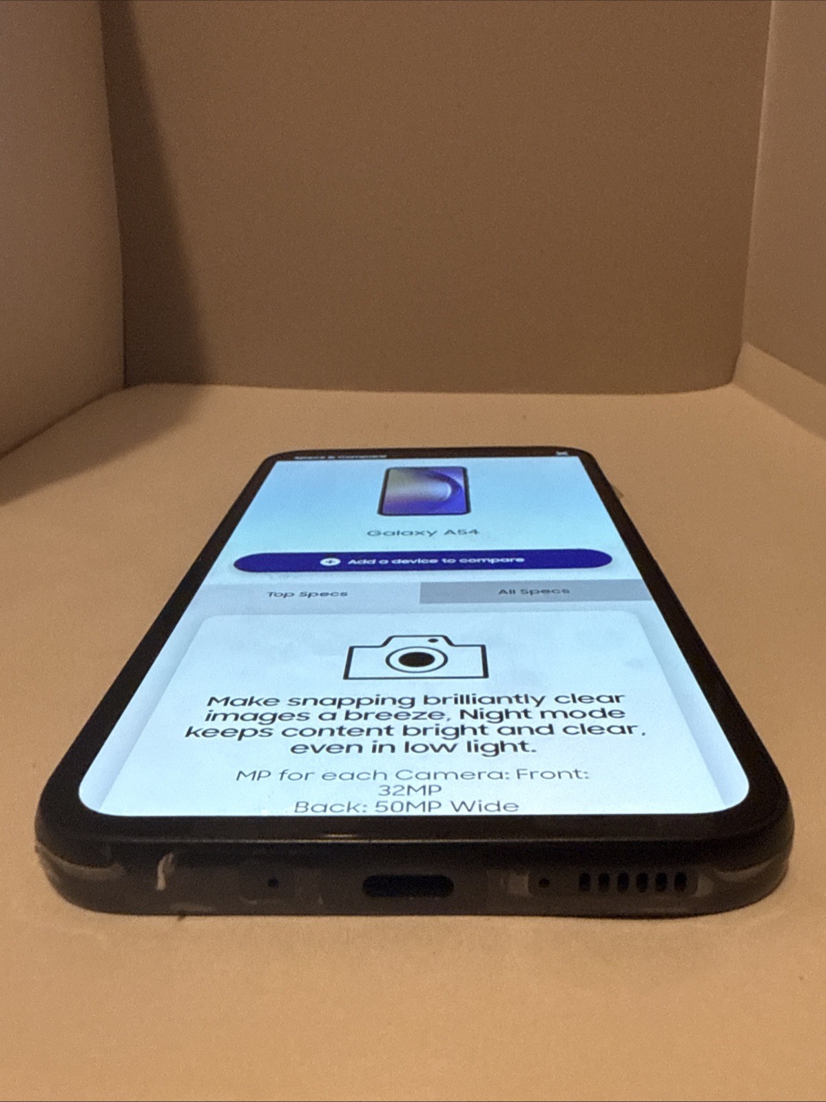 Samsung A54 5G – DEMO UNIT (READ DESCRIPTION)