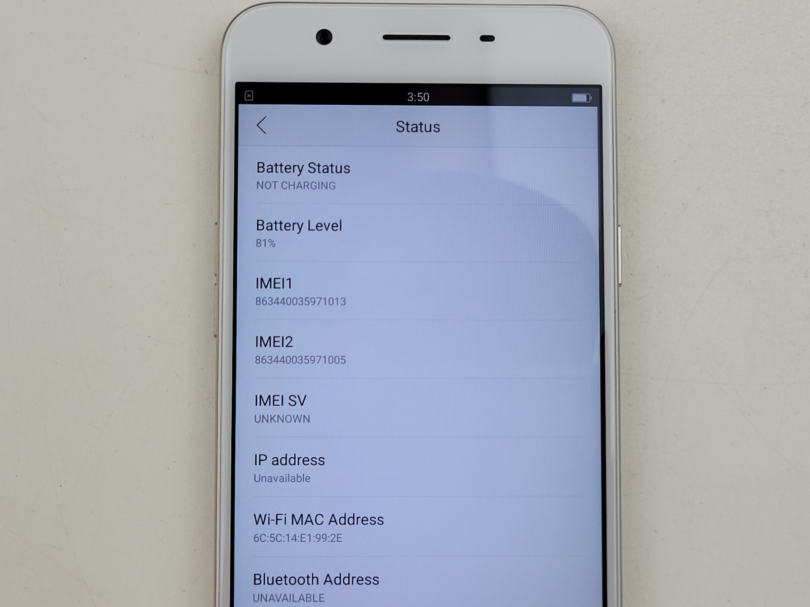 oppo F1s (A1601) 32GB (GSM Unlocked) Dual SIM Smartphone – SMALL ISSUE – H0056