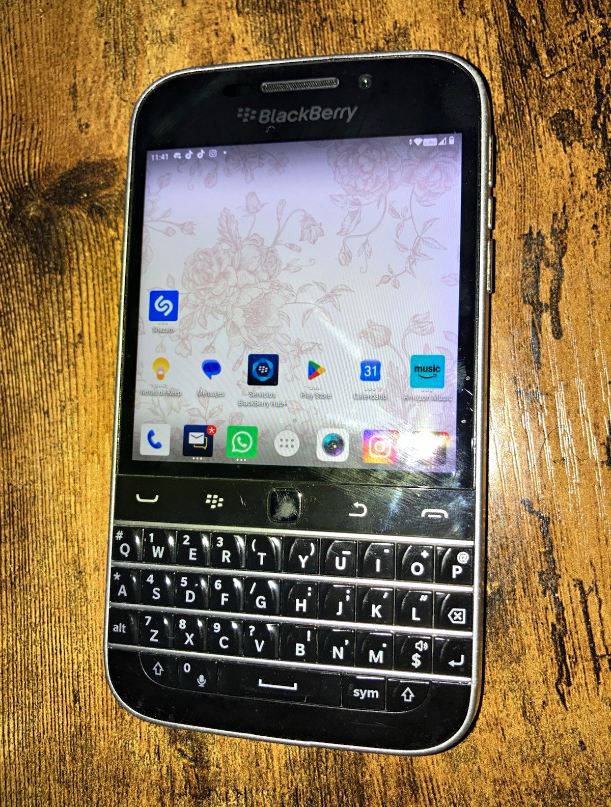 ZINWA BlackBerry Q25 Classic 256GB Black GSM Bar Smartphone QWERTY Keyboard