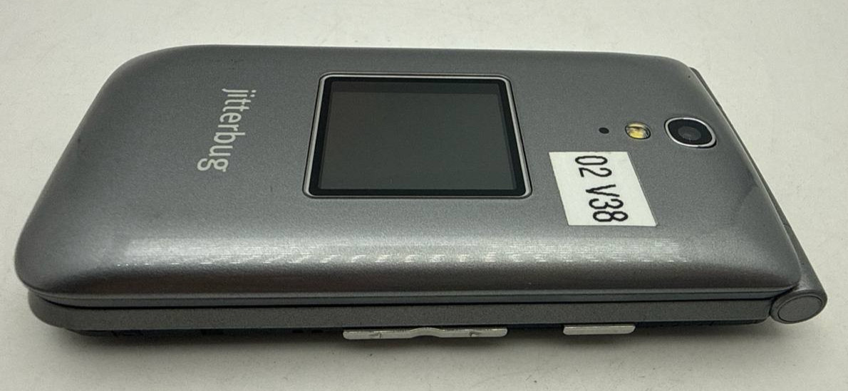 Alcatel Jitterbug Flip 4043S Flip Phone 4G LTE 3.2″ Display 4GB 2MP Camera Gray