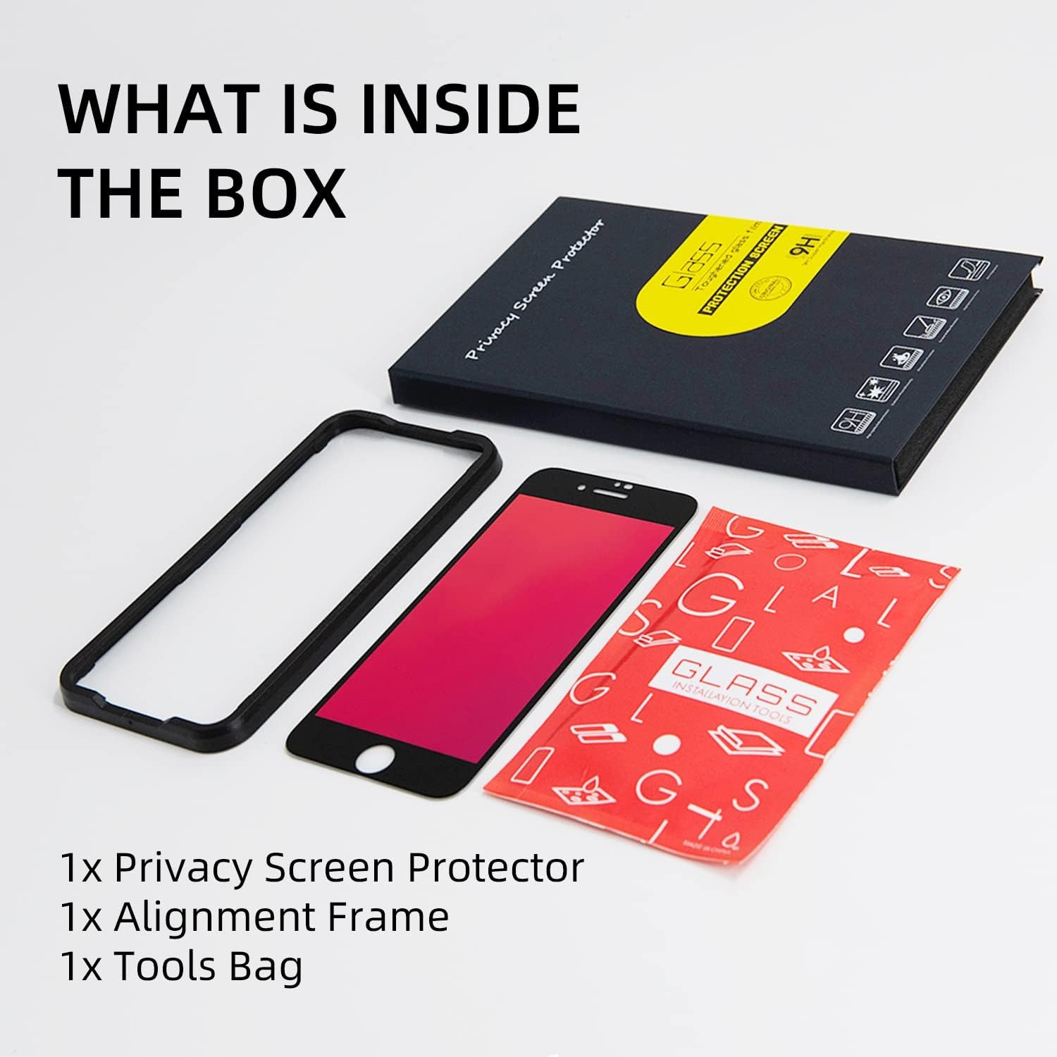 Privacy Screen Protector for iPhone 17 Pro Max Gradient Color Tempered Glass Ant