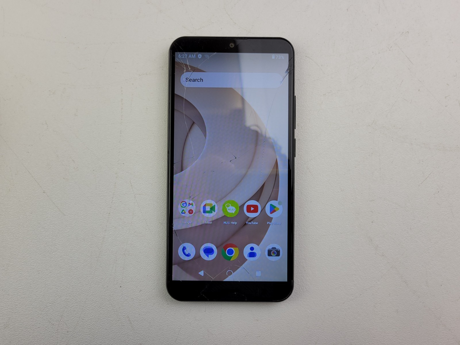 NUU N12 (S6008L) 32GB – Black (CARRIER UNKNOWN) Smartphone – CRACKED – H6208