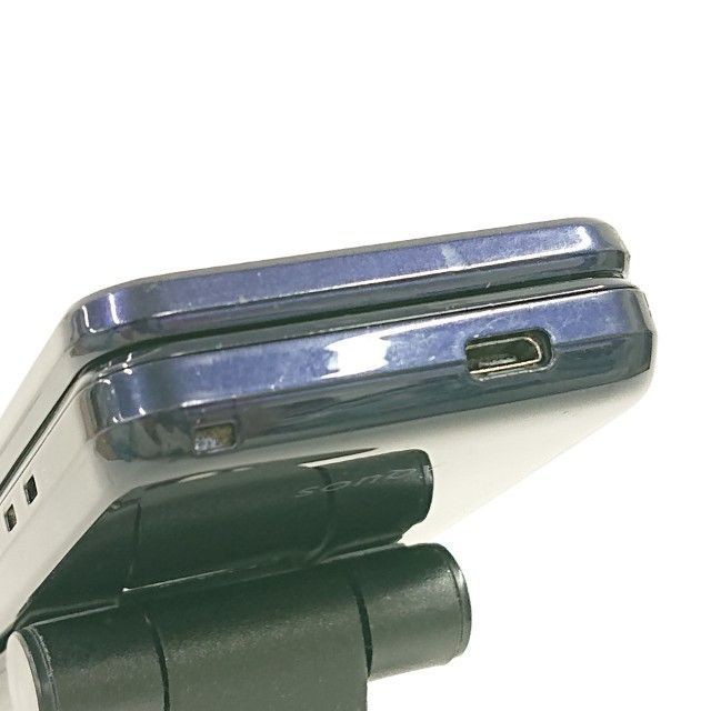 Sharp Aquos Mobile Sh-01J Docomo Blue Black Main Body C20720 Japanese Flip phone
