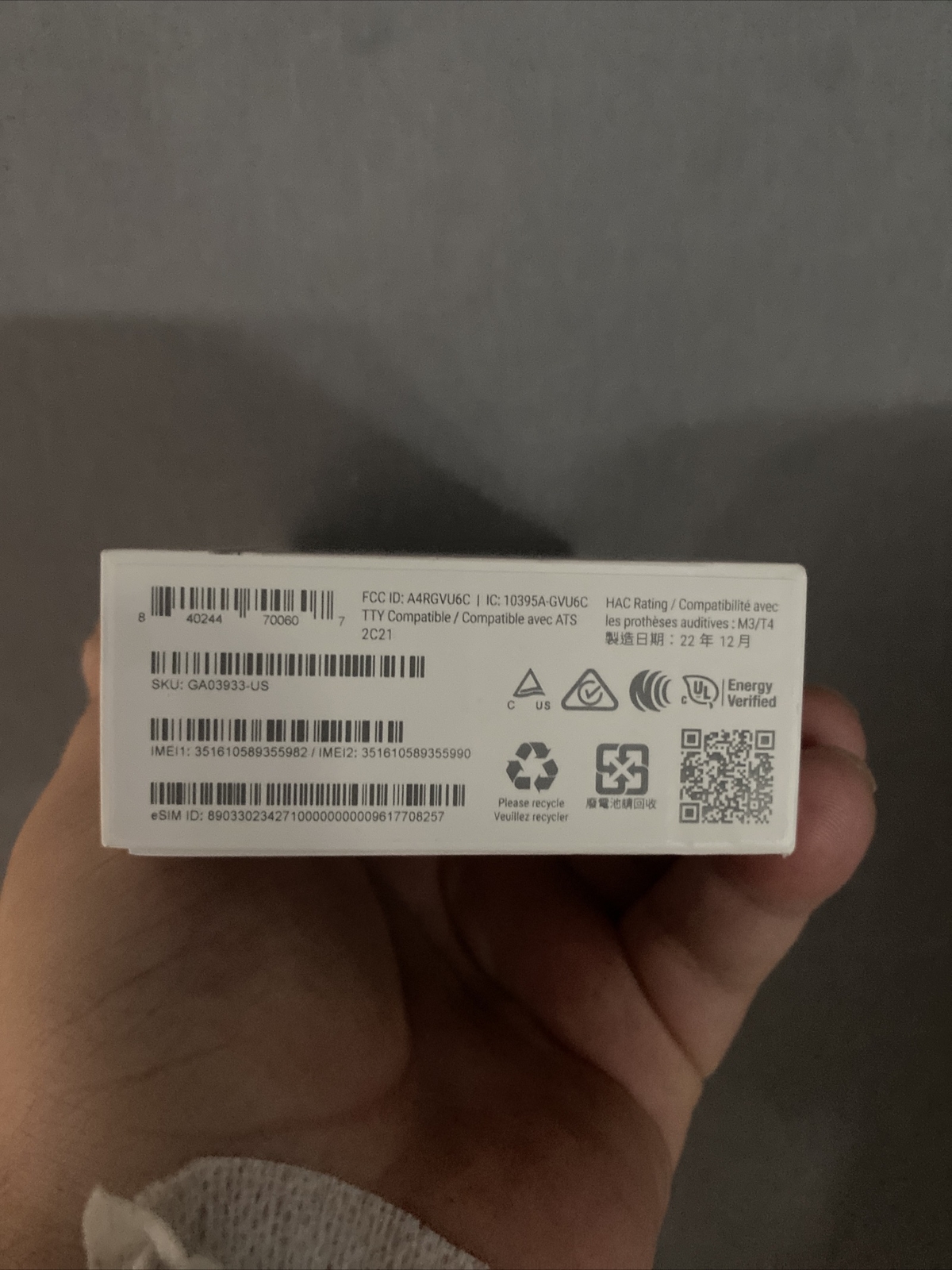 Google Pixel 7 𝟱𝗚 GVU6C NEUF DEBLOQUE , couleur SNOW (blanc neige)