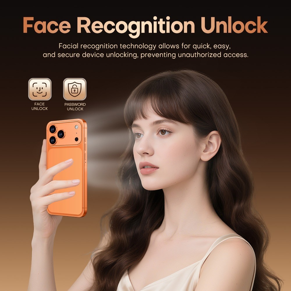 I17 Pro Max Unlocked Phone 5G, 8GB+256GB Dual SIM Cell Phone，6.8″ HD Display