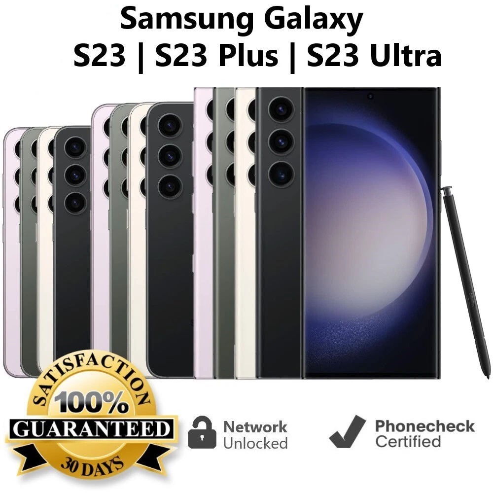 NEW Sealed Samsung Galaxy S23 Ultra/S22 Ultra/S24 Ultra/S23+/S22+ 5G Unlocked US