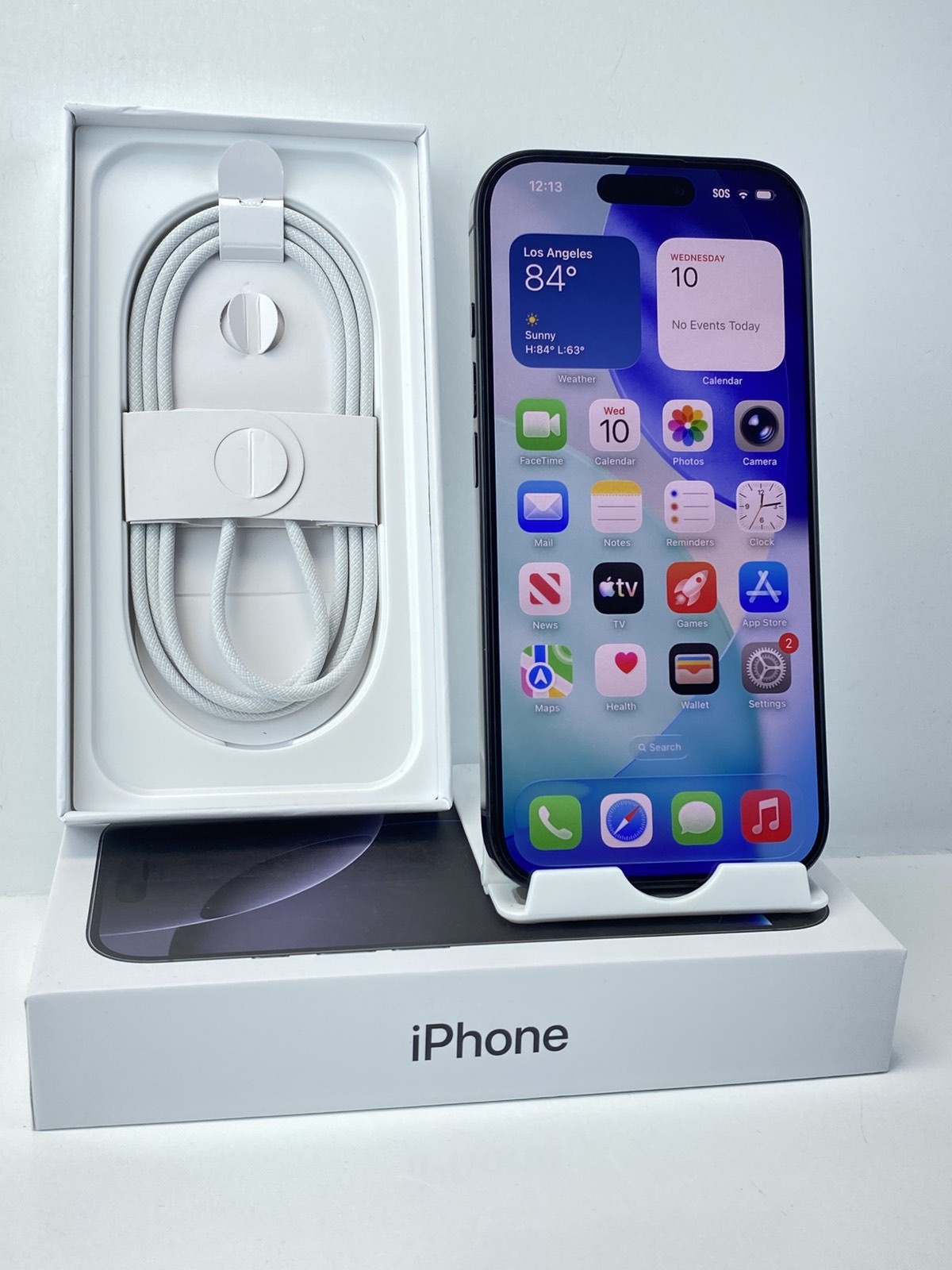 Apple iPhone 16 Pro A3083 128GB Black 91% battery health Unlocked phone