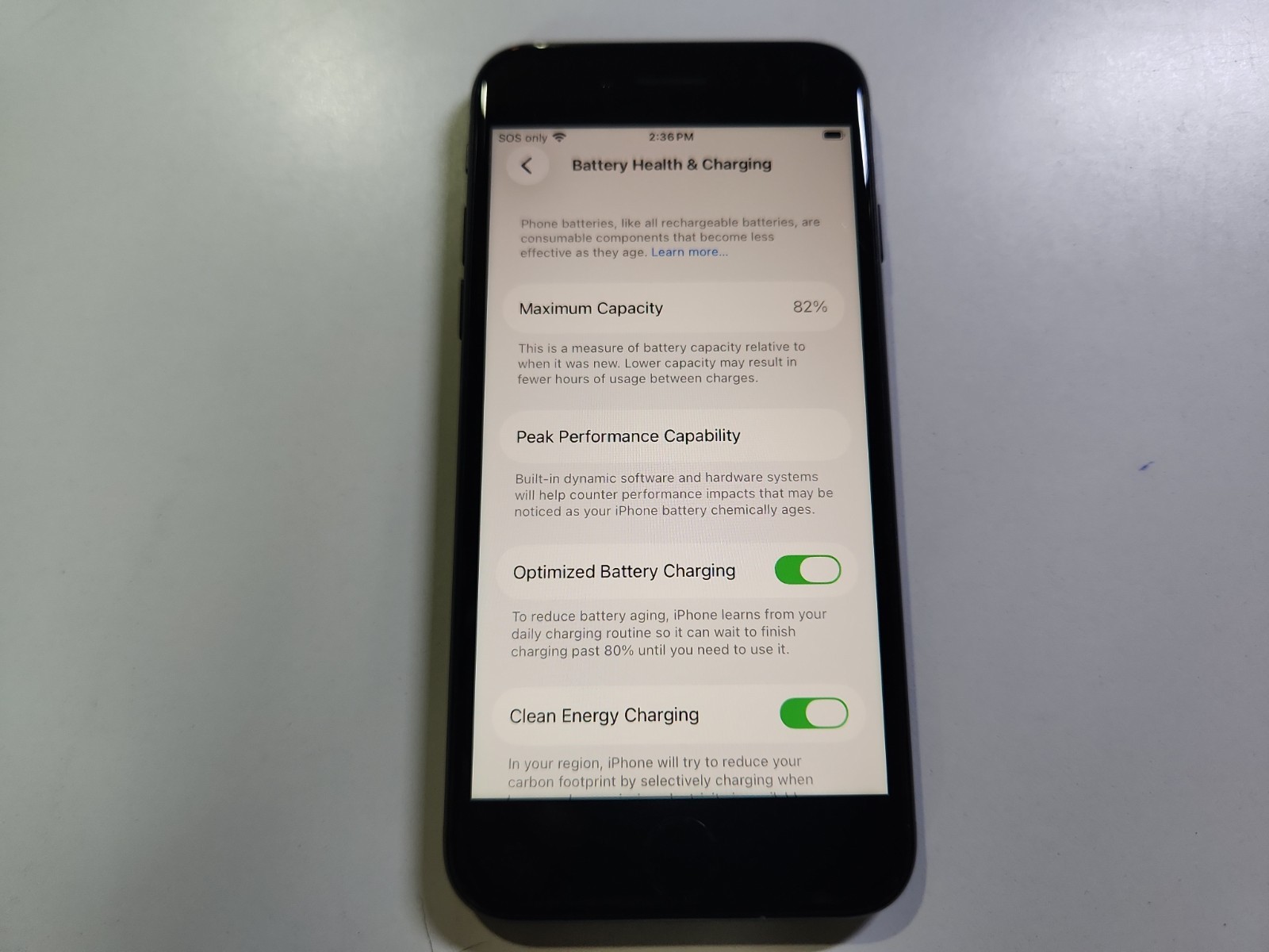 Apple iPhone SE 3rd Gen A2595 64GB Factory Unlocked Clean IMEI BH=82%