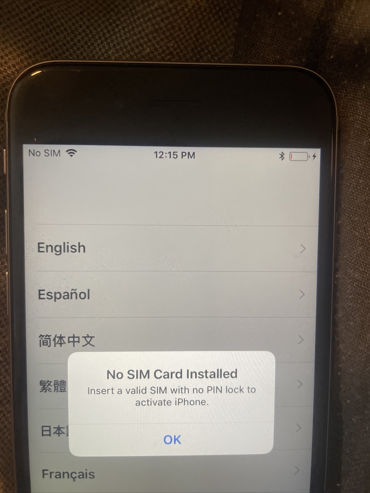 Apple iPhone 6s – 64GB – Space Gray A1688 (CDMA GSM)