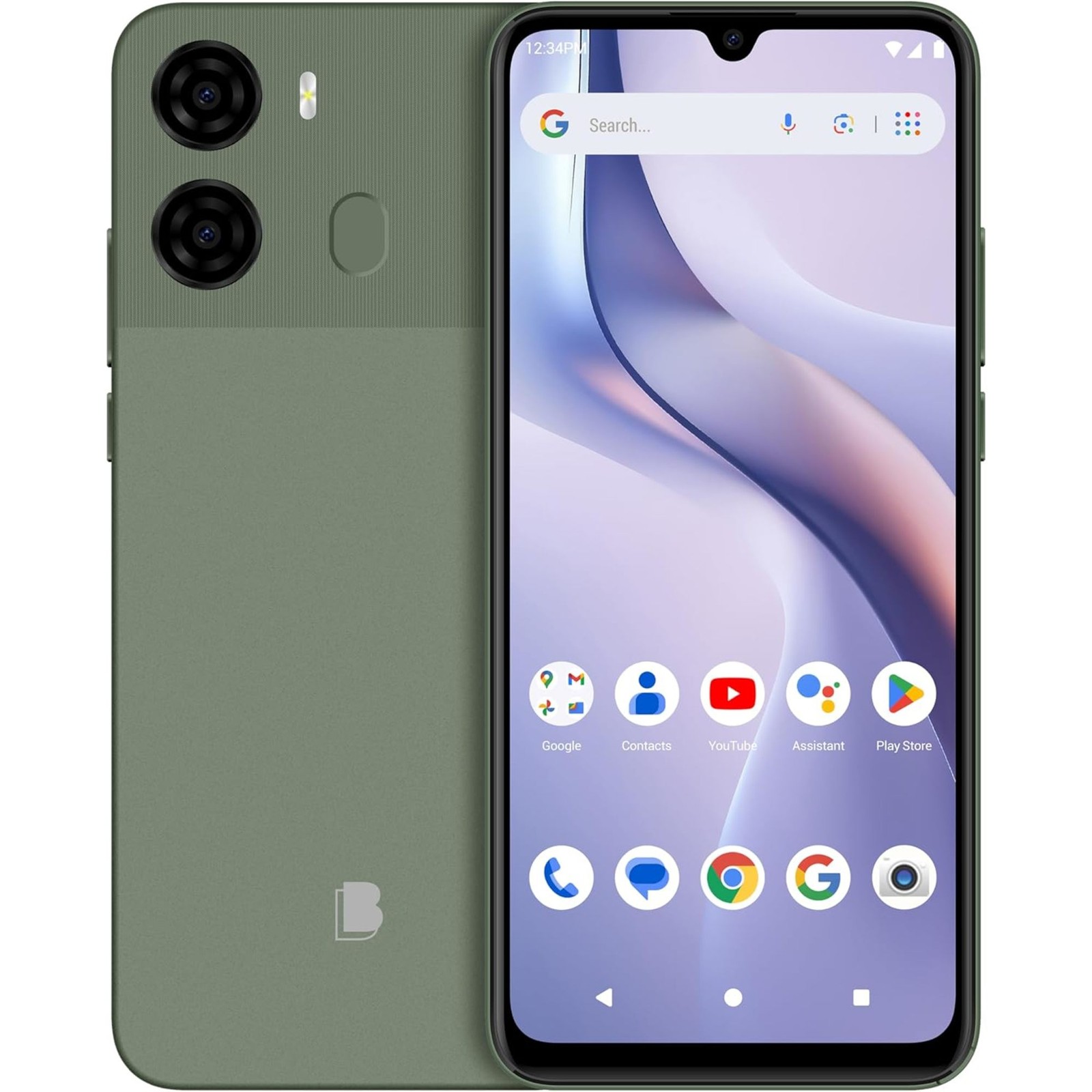 BLU K2 K0210WW 64GB GSM Unlocked Android Smartphone – Green