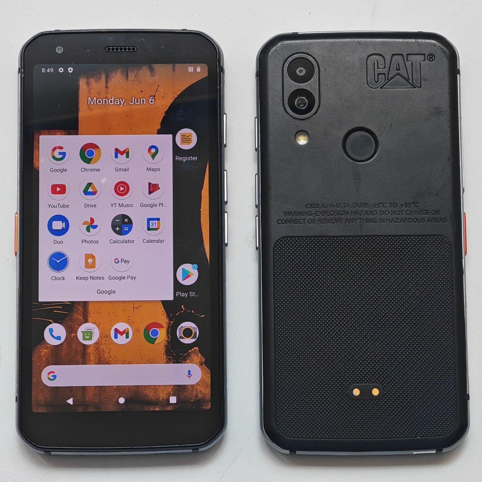GOOD Caterpillar CAT S62 4G 128GB Unlocked Durable Outdoor Android Smartphone