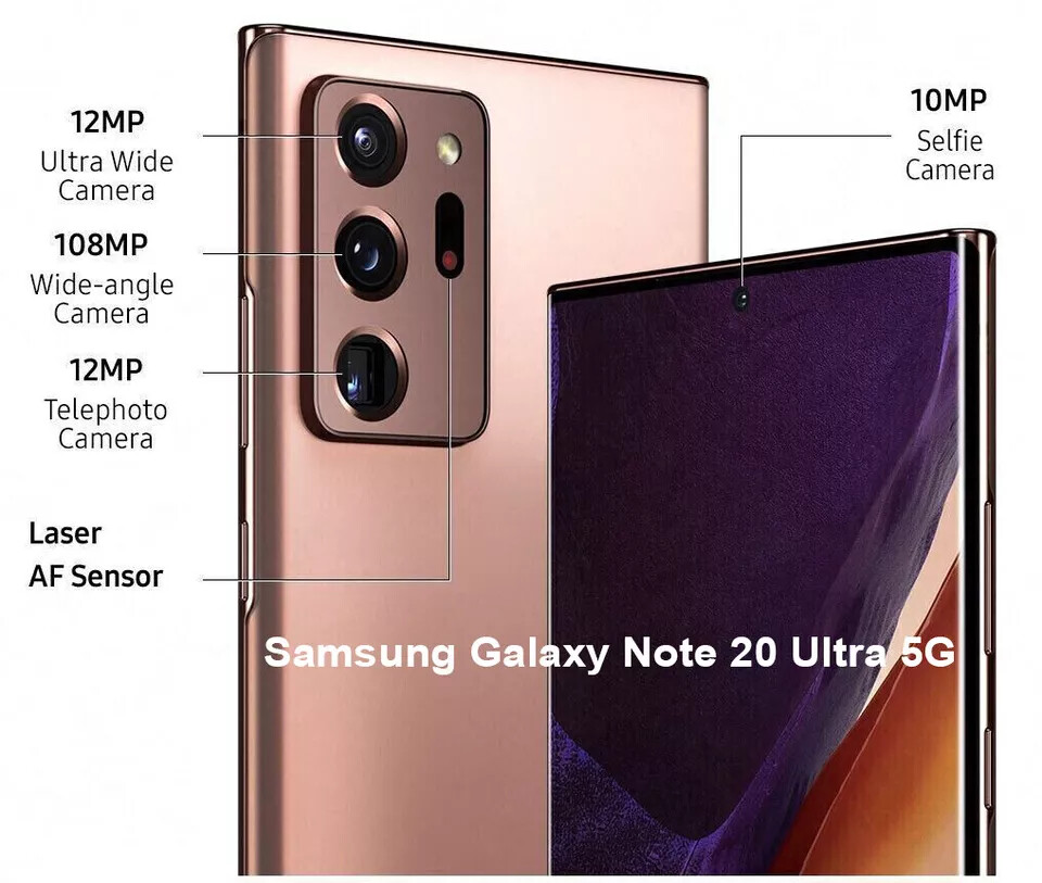 NEW SAMSUNG GALAXY NOTE 20 NOTE20 ULTRA 5G 128GB N981U1 N986U1 FACTORY UNLOCKED