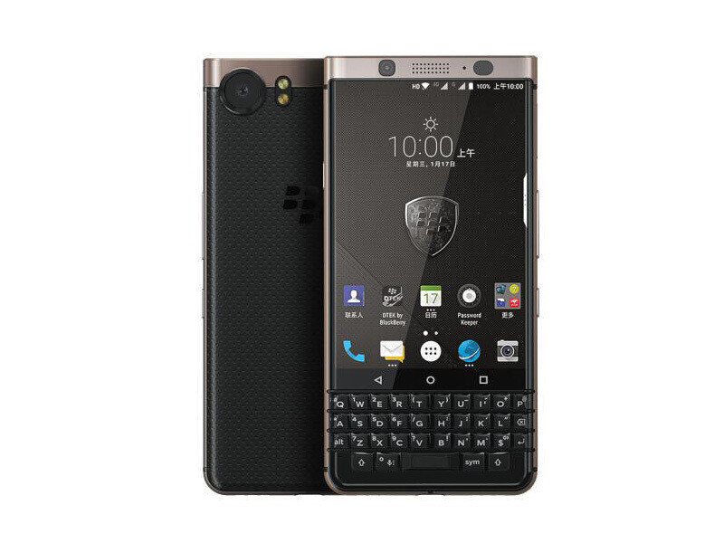 BlackBerry Keyone 64GB 12MP Dual SIM Gold 4G LTE Unlocked Smartphone- New Sealed