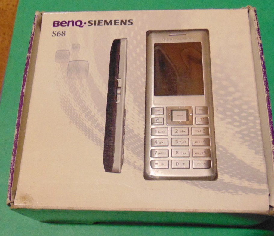 CELLPHONE – BENQ – SIEMENS S68 – WORKING + BOX, CD-MANUAL