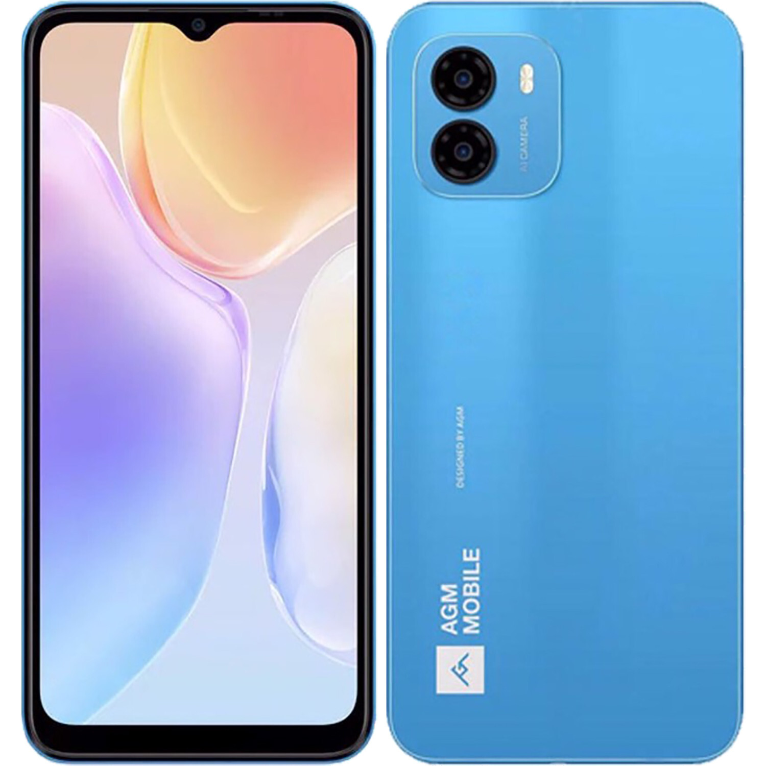 AGM Note N1 4G Vivid Blue 128GB + 8GB Dual-Sim Factory Unlocked GSM NEW