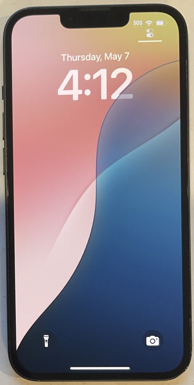 TESTED USED GSM UNLOCKED MIDNIGHT iPhone 13, 128GB A2482 MLML3LL/A (86% BATTERY)