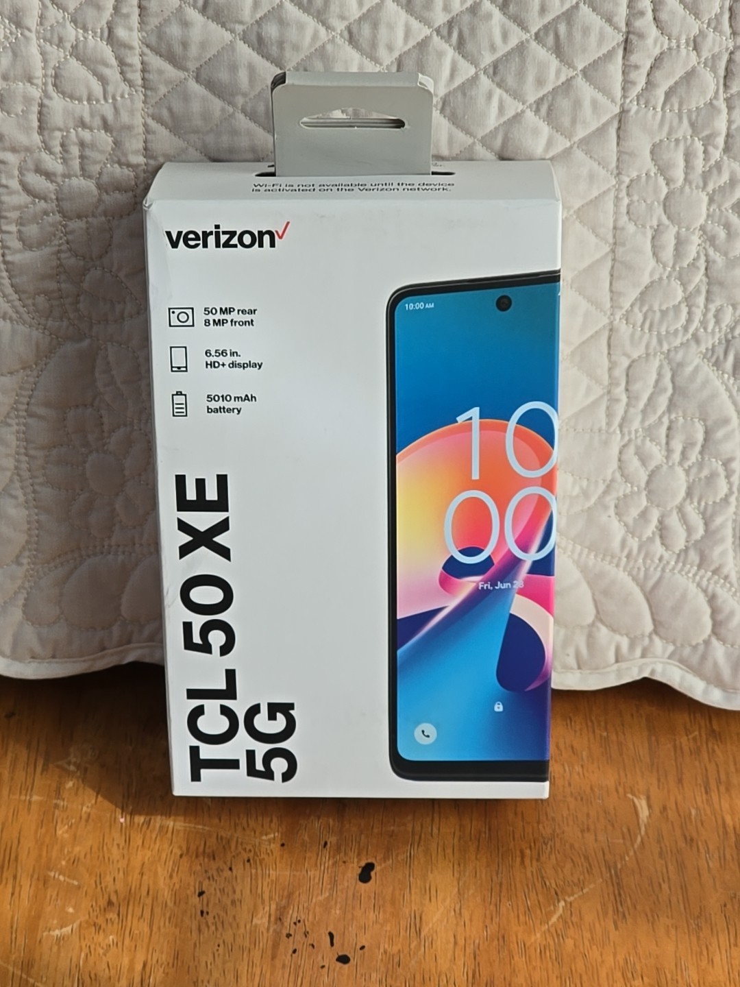 Locked To Verizon TCL 50 XE 5G Prepaid Smartphone 50MP 6.56” 128GB NEW SEALED!