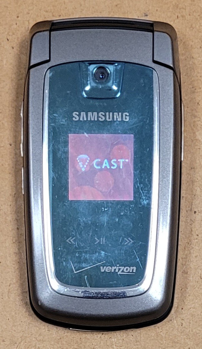 Samsung SCH-U550 – Dark Gold and Black ( Verizon ) Very Rare Cellular Flip Phone