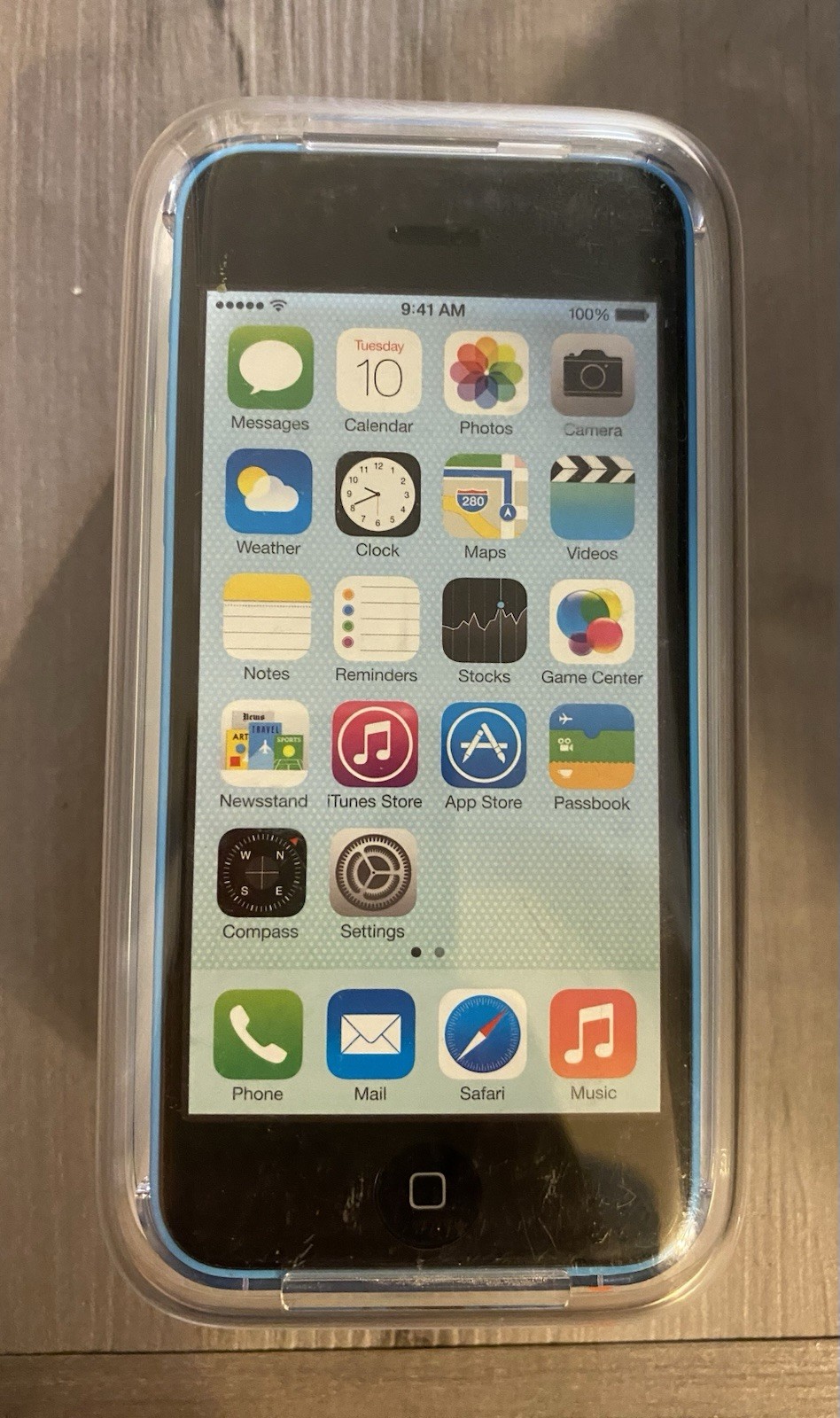 Apple iPhone 5c Blue Sealed DEMO NOT FOR RESALE Read Description