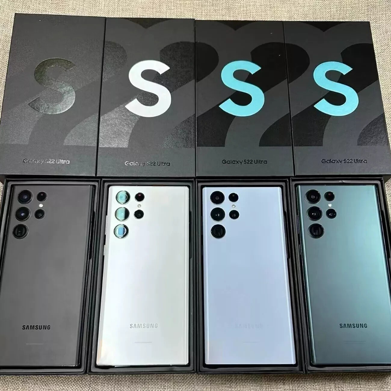 New Sealed Samsung Galaxy S22 Ultra 5G 128GB/256GB/512GB Network Unlocked