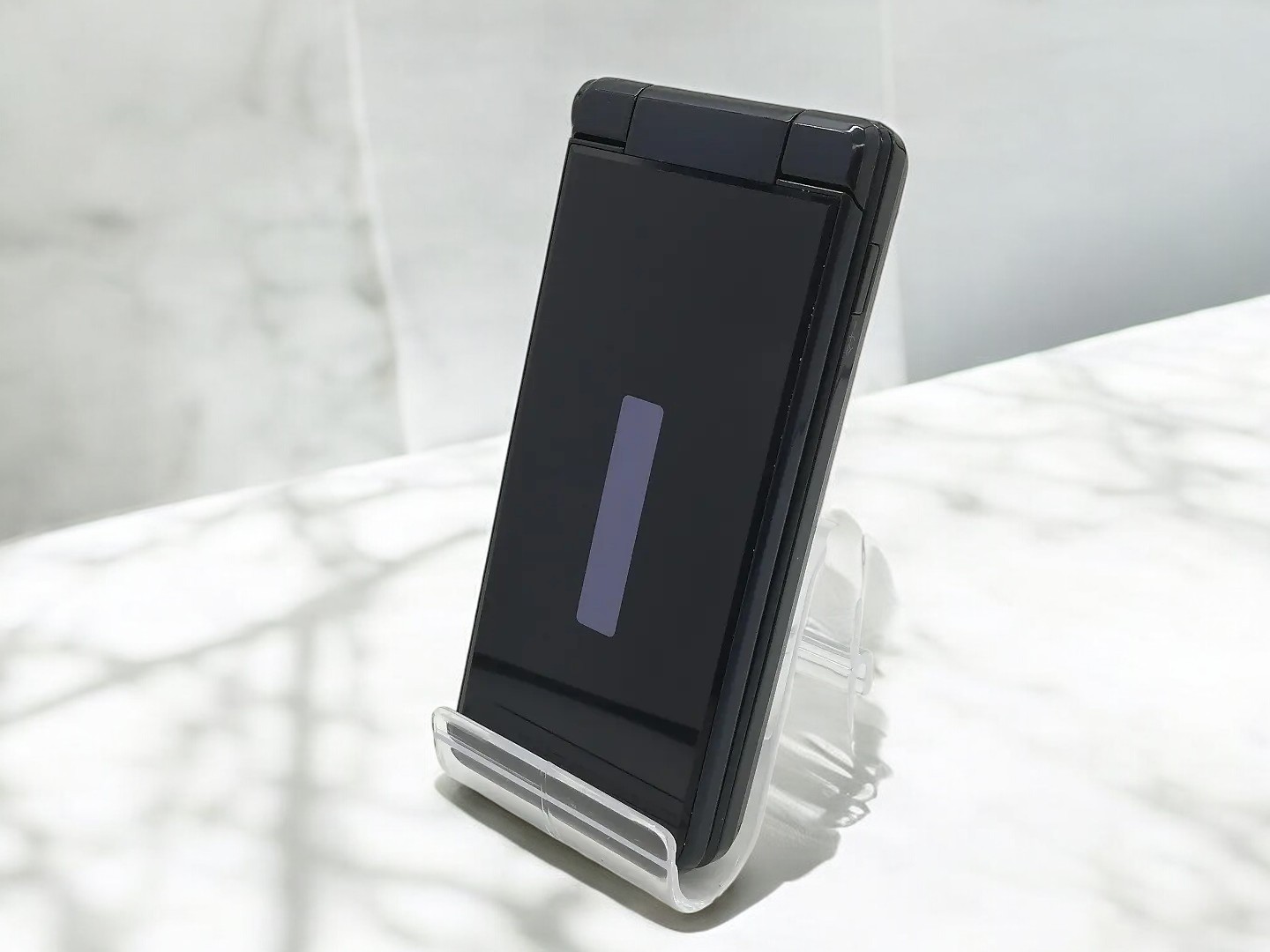 Sharp AQUOS SH-02K Keitai Flip Phone Blue Black Unlocked SIM Free From JP Used
