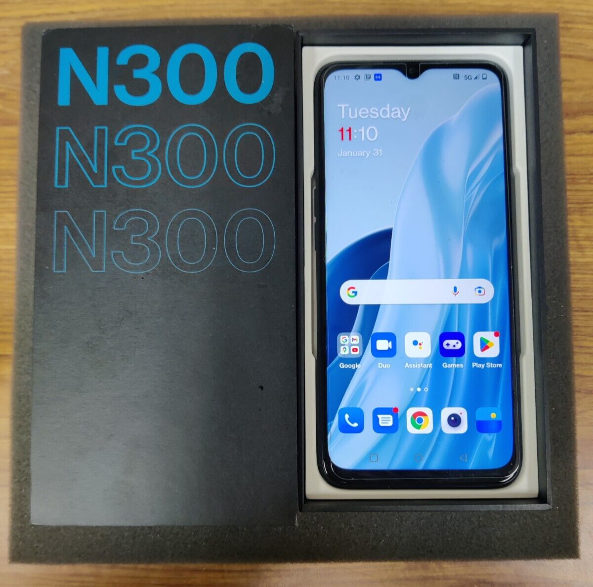 (116916) OnePlus Nord N300 5G – 64GB – Midnight Jade T-Mobile w/Box *For Parts*