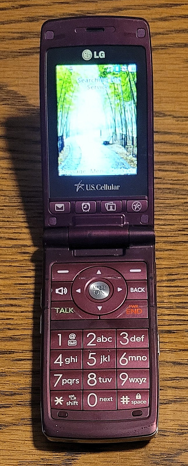 LG Wine UX280 – Wine Red and Black ( U.S. Cellular ) Very Rare CDMA Flip Phone