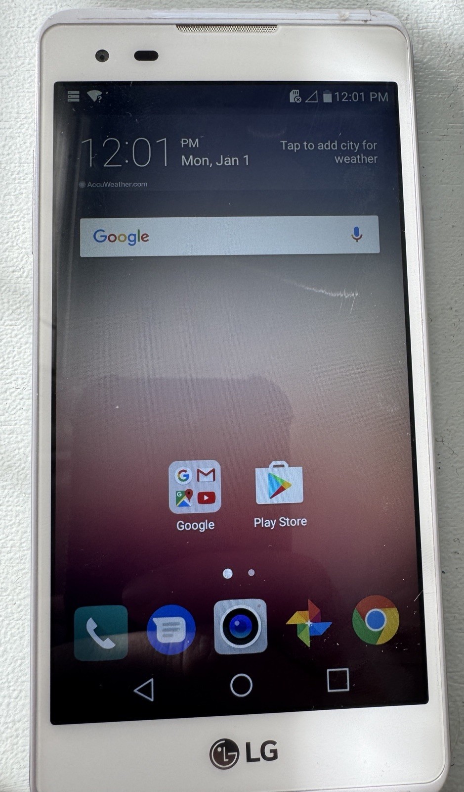 LG Tribute HD LS676 16GB White Sprint Smartphone Android Tested Factory Reset