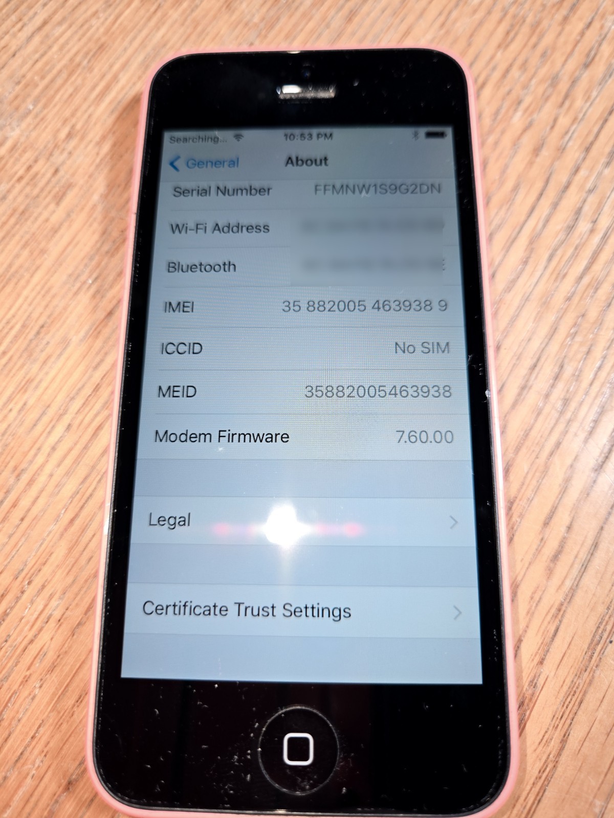 📱 Apple iPhone 5c – 16GB – Pink | Verizon | A1532 | RARE! MINT CONDITION!