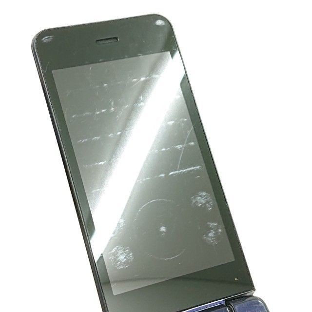 Sharp Aquos Mobile Sh-01J Docomo Blue Black Main Body C20728 Japanese Flip phone
