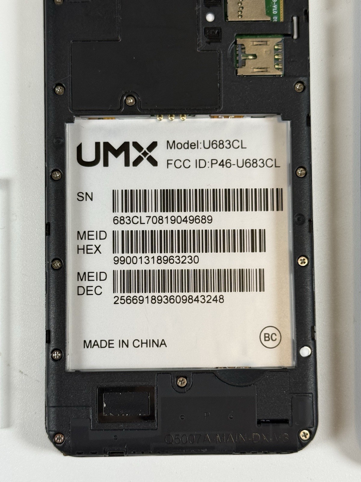 UMX U683CL Smartphone (Assurance Wireless) – 8GB Black