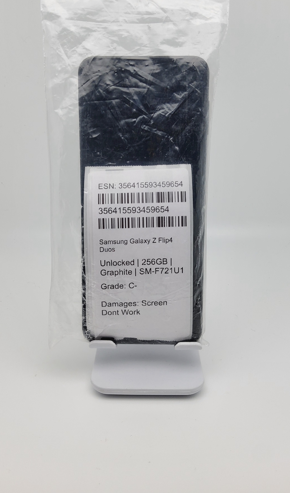 Samsung Galaxy Z Flip4 (Factory Unlocked – 256GB – Green – SM-F721U1 – AS-IS