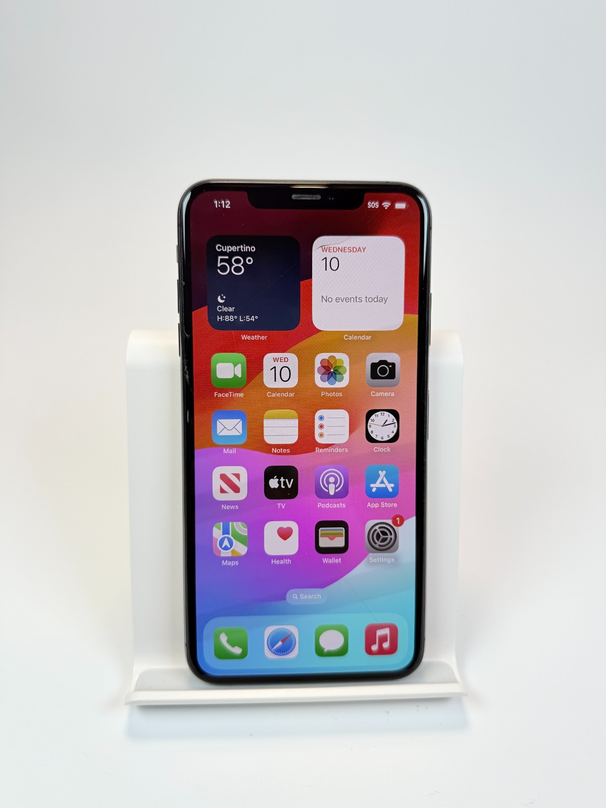 Apple iPhone XS MAX 256GB – Black Smartphone Battery Health 89%