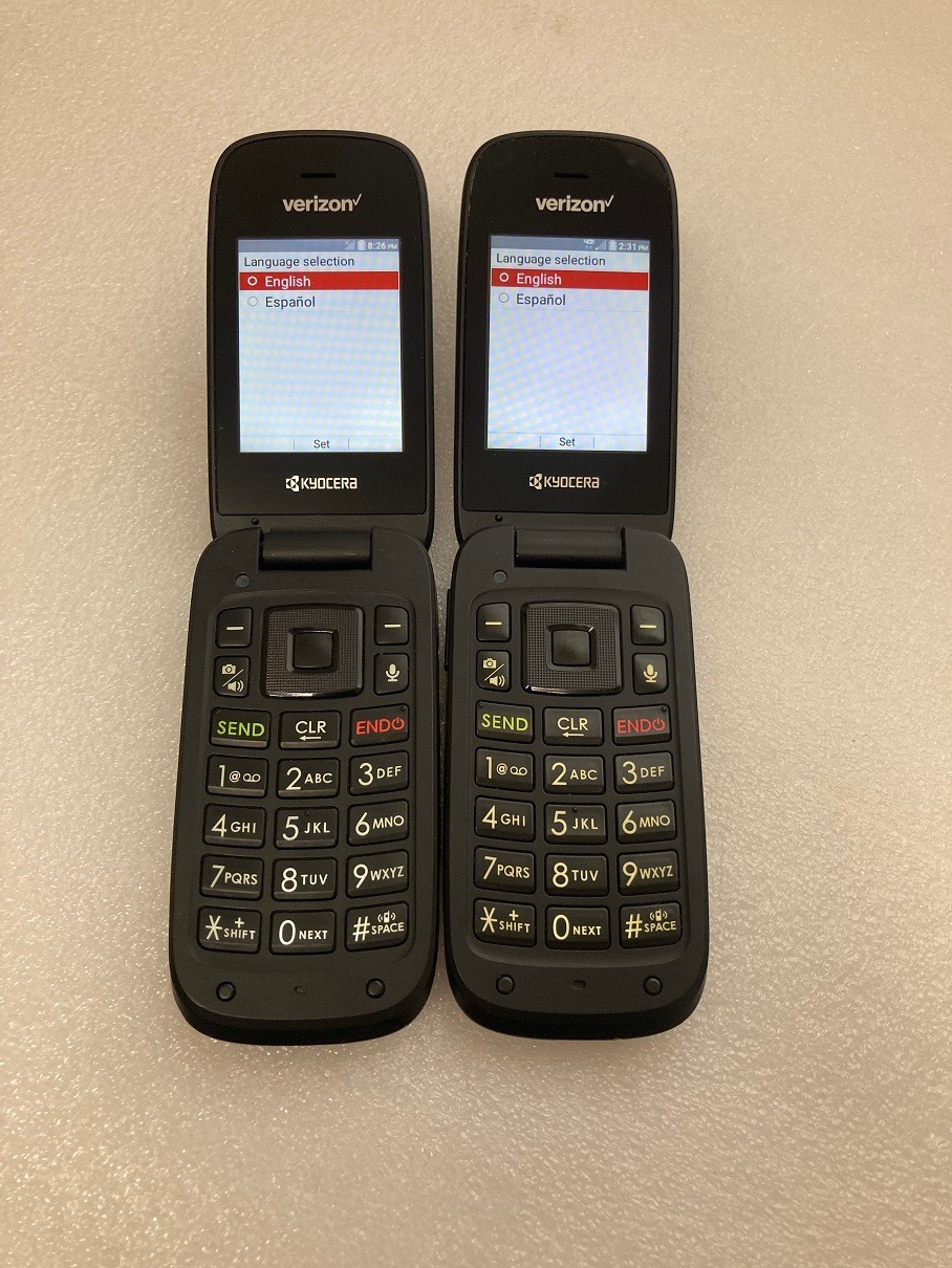 LOT OF 2 Kyocera Cadence – 16 GB – Blue (Verizon)