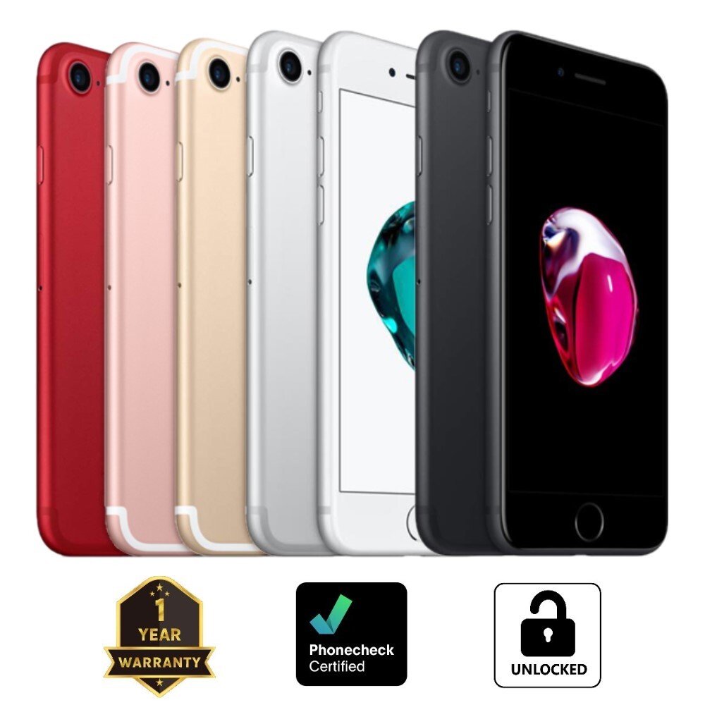 Apple iPhone 7 – 32GB | 128GB | 256GB – (Unlocked) (CDMA+GSM) Smartphone – Good