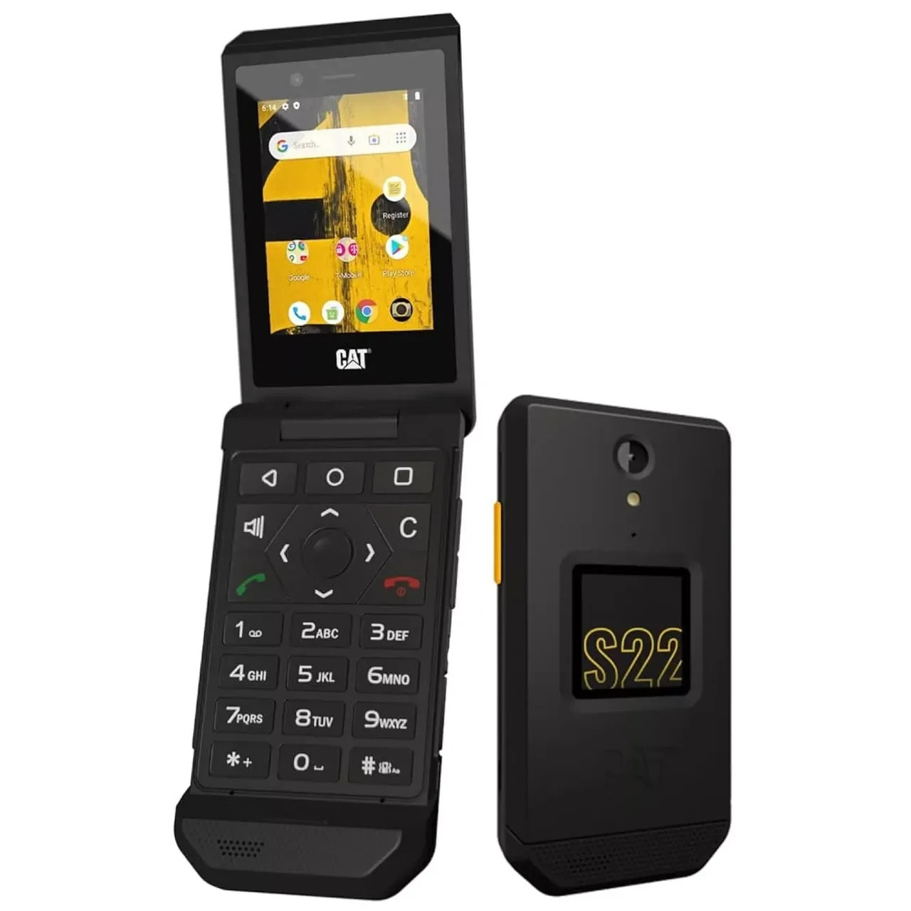 S22 Smart Flip Phone (16GB) 2.8″ Touchscreen Cell Phone Android 11, IP68