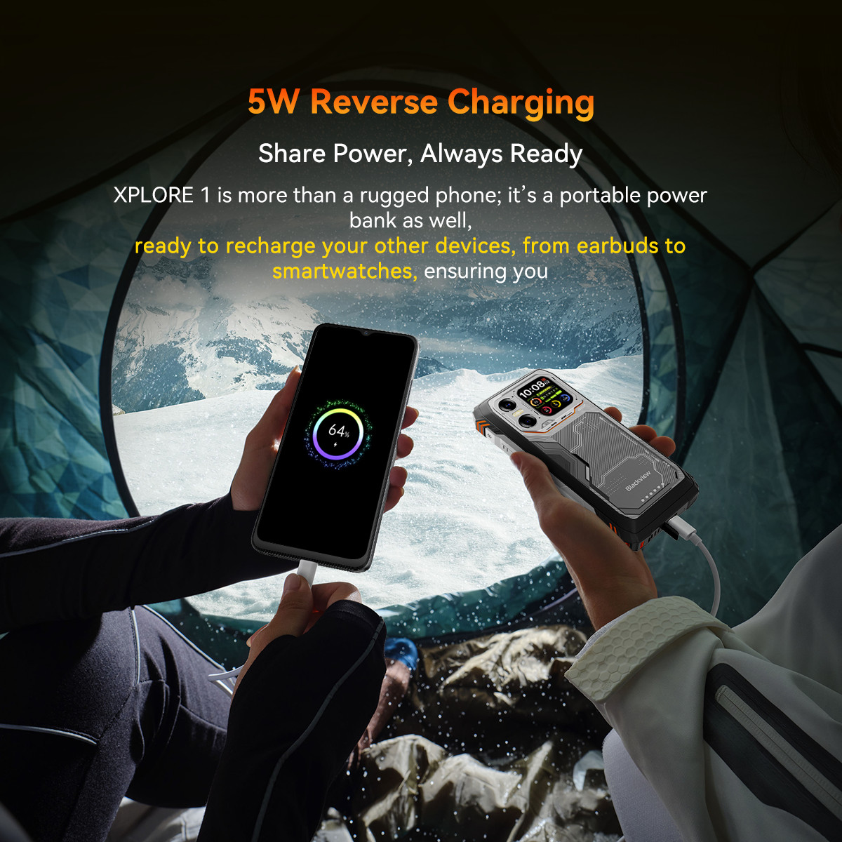 Blackview XPLORE 1 AI 5G Rugged Smartphone 48GB+512GB 6.78″ Android 15 NFC 64MP