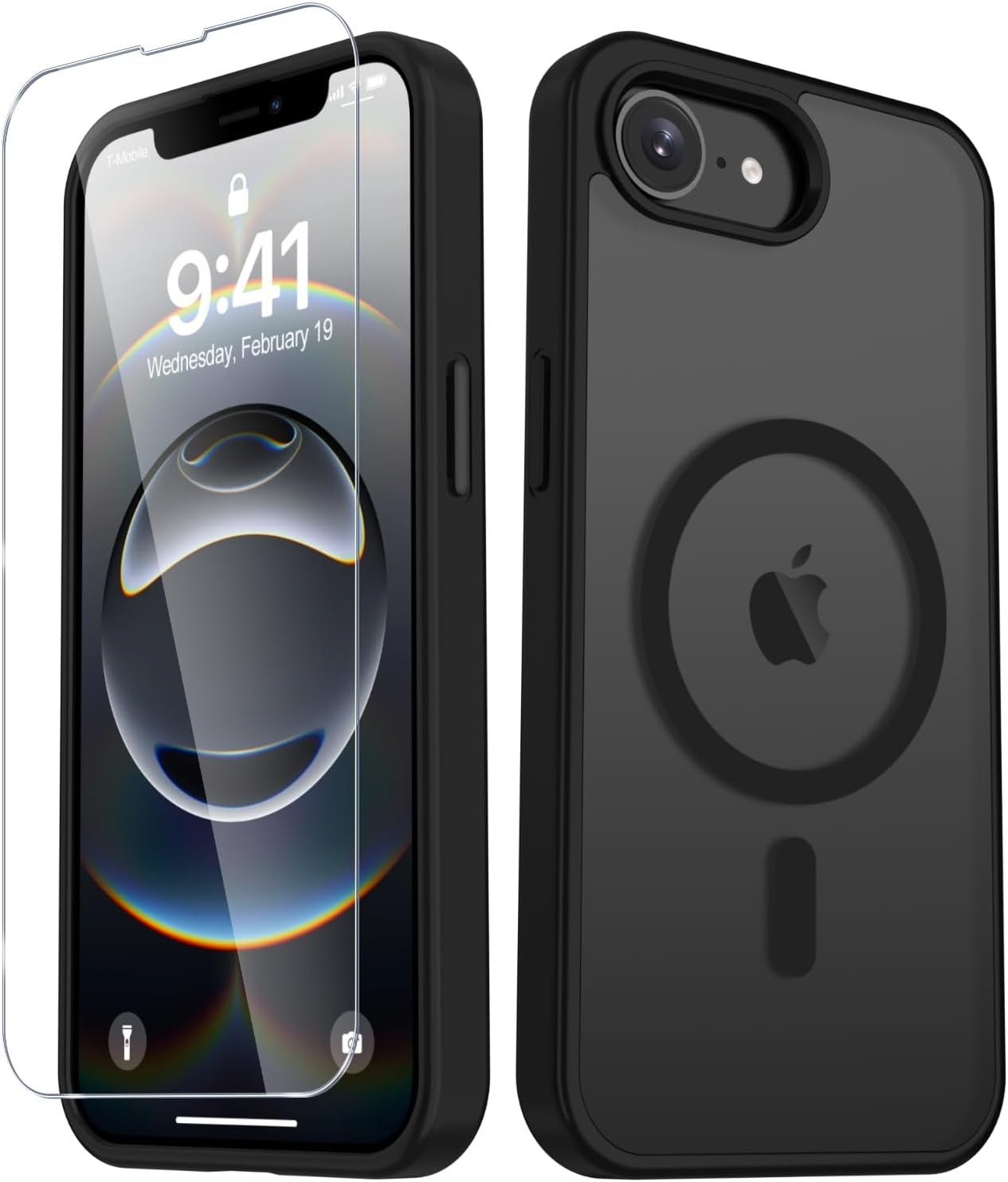 1PCS Matte Magnetic Phone Cover & Screen Protector for iPhone 17e 16e Shockproof