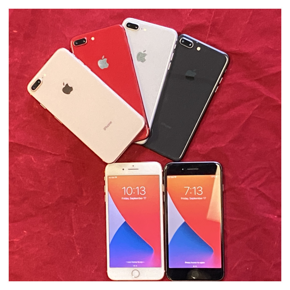 iPhone 8 Plus 64GB – Space Gray, Red, Gold – Mint Condition, T-Mobile, Verizon