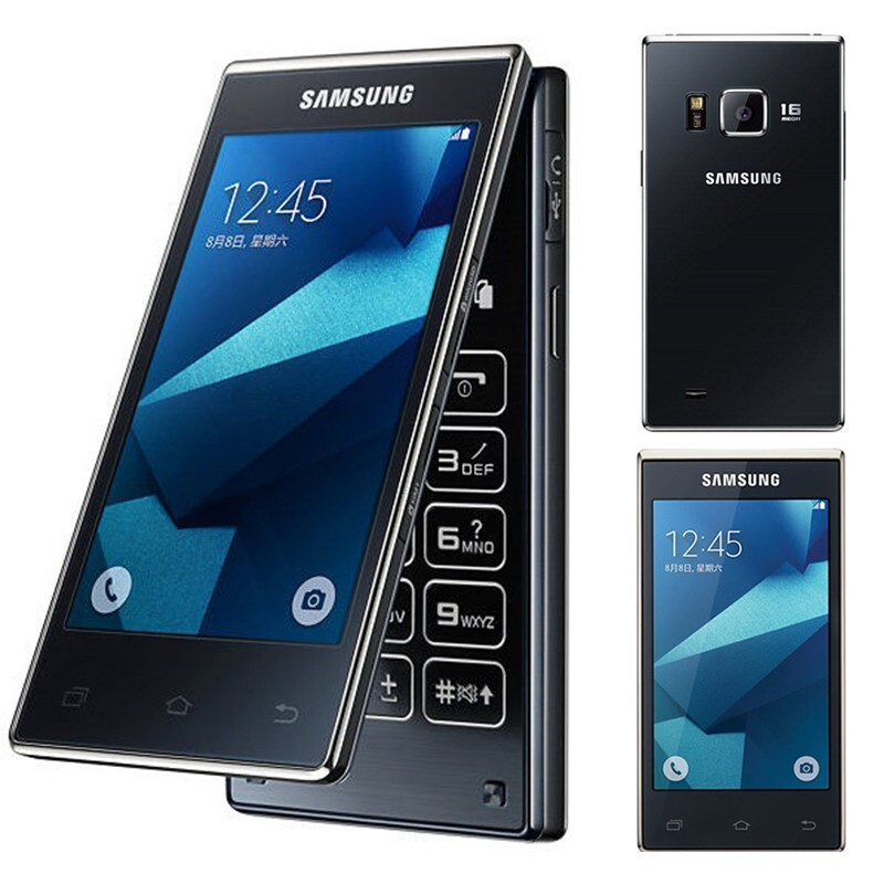 Unlocked Samsung Dual SIM G9198 2GB+16GB Dual-Screen Flip SmartPhone Open Box-A+