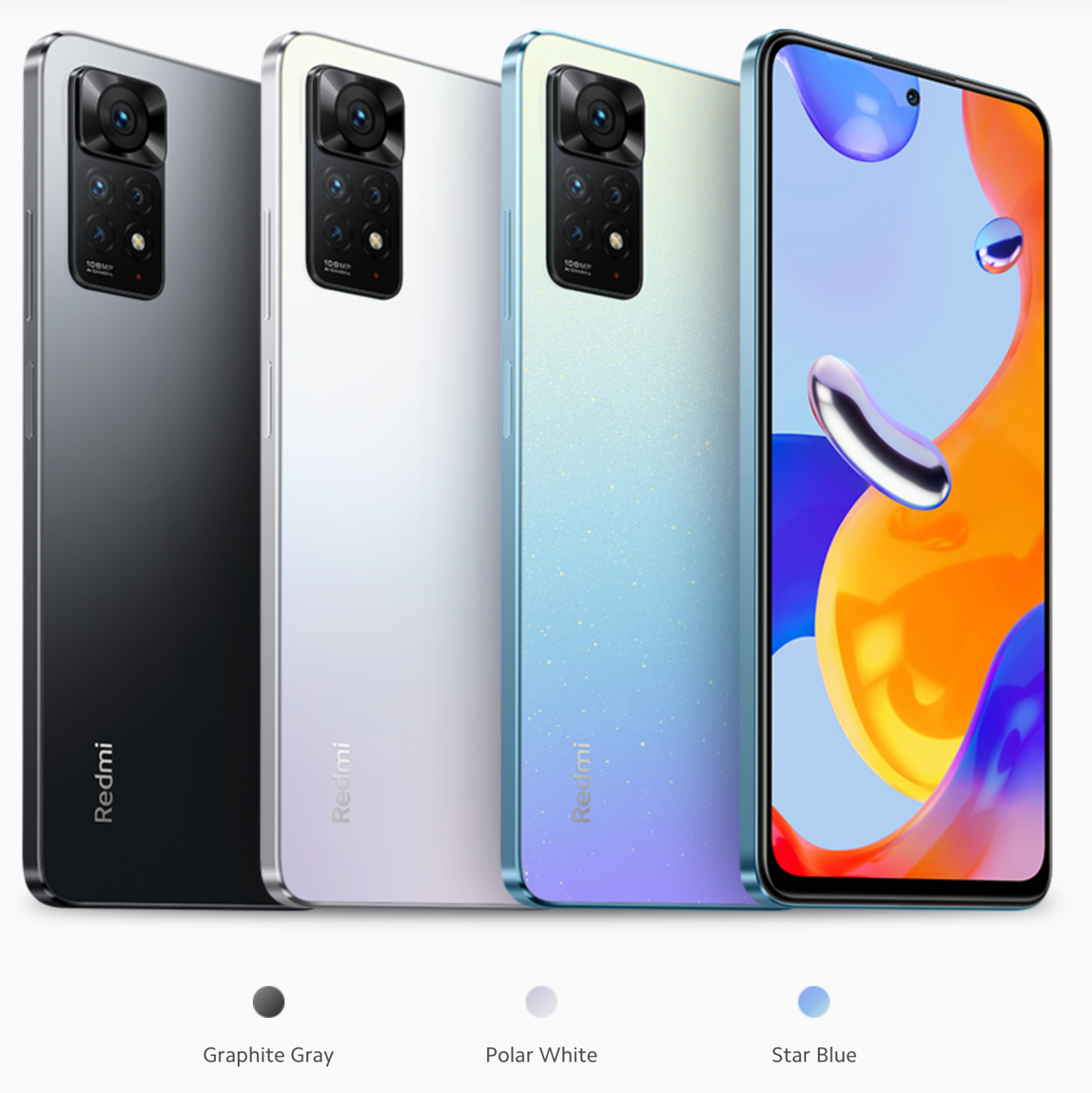 Xiaomi Redmi Note 11 PRO 4G LTE Graphite Gray – 6GB RAM – 128GB ROM – Global NEW
