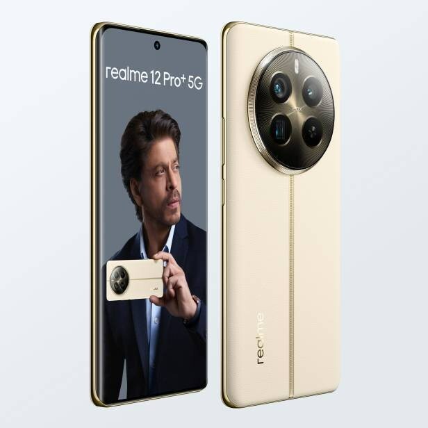 realme 12 Pro+ Beige color 5G Factory Unlocked Dual SIM 12GB RAM 256GB